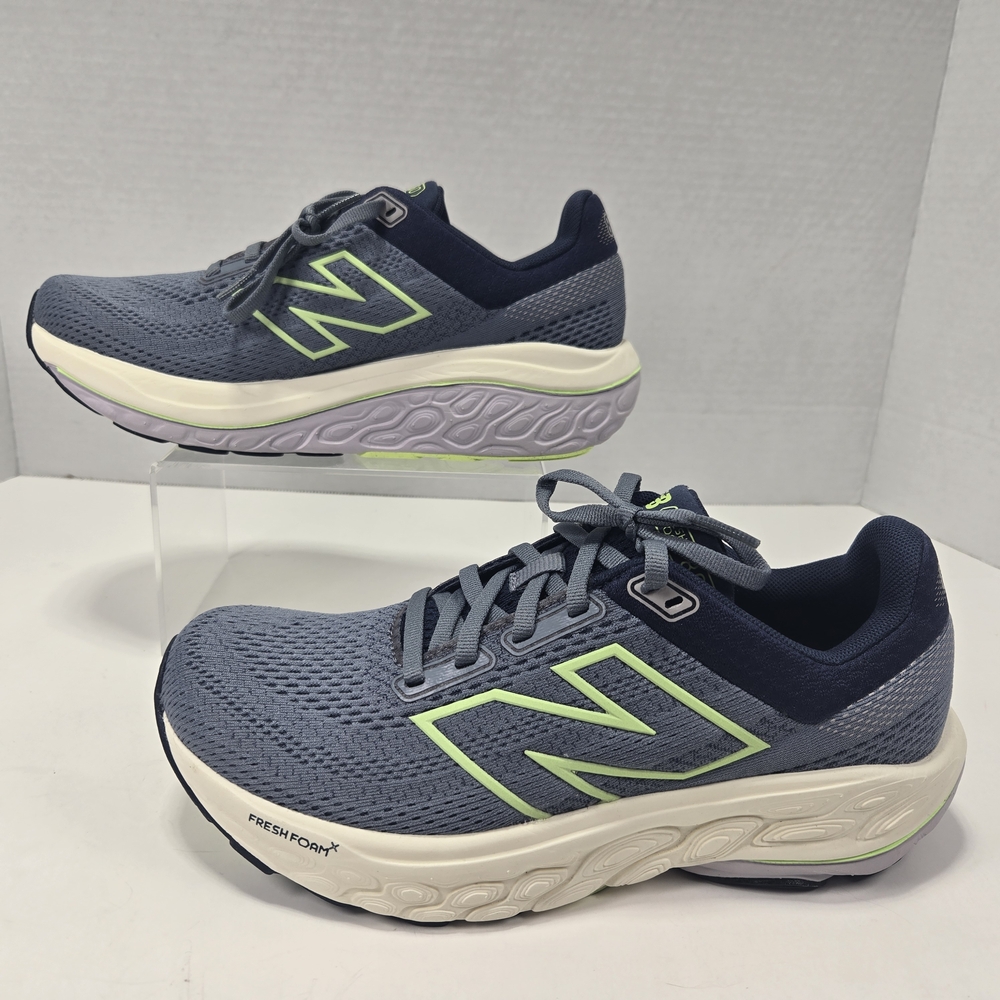 New Balance Fresh Foam X V860v14 Grey Lime Green Running Shoes Women's Size 6.5 - Picture 3 of 15